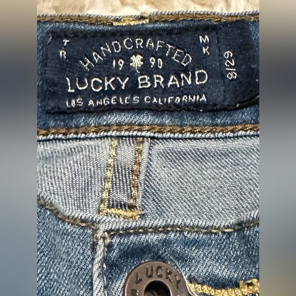 Lucky Brand Los Angeles Women’s Size 8/29 Brooke Straight Blue Denim Jeans EUC - Picture 5 of 11